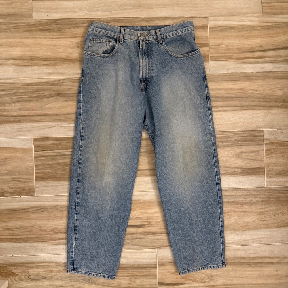 Vintage Lucky Brand Dungarees 81 Relaxed Fit Jeans Mens 34 Made in USA